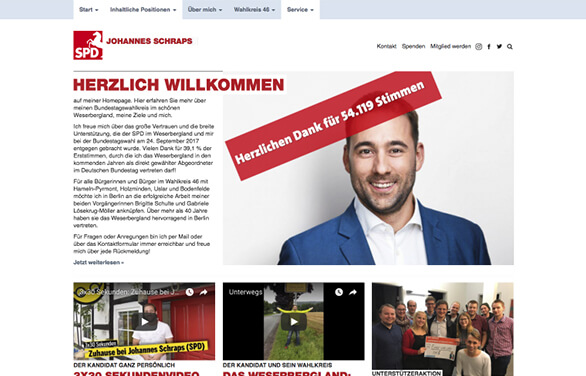 Johannes Schraps Webseite